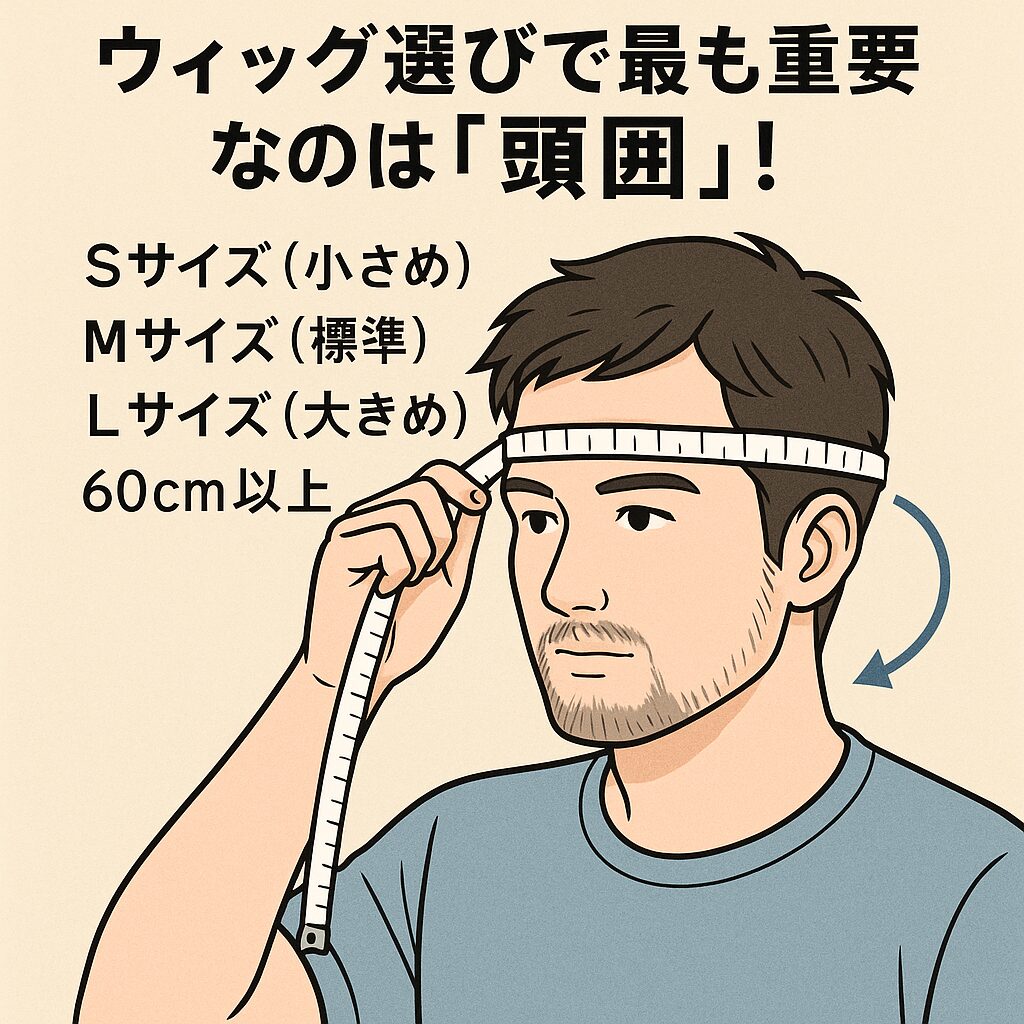 ウィッグサイズ