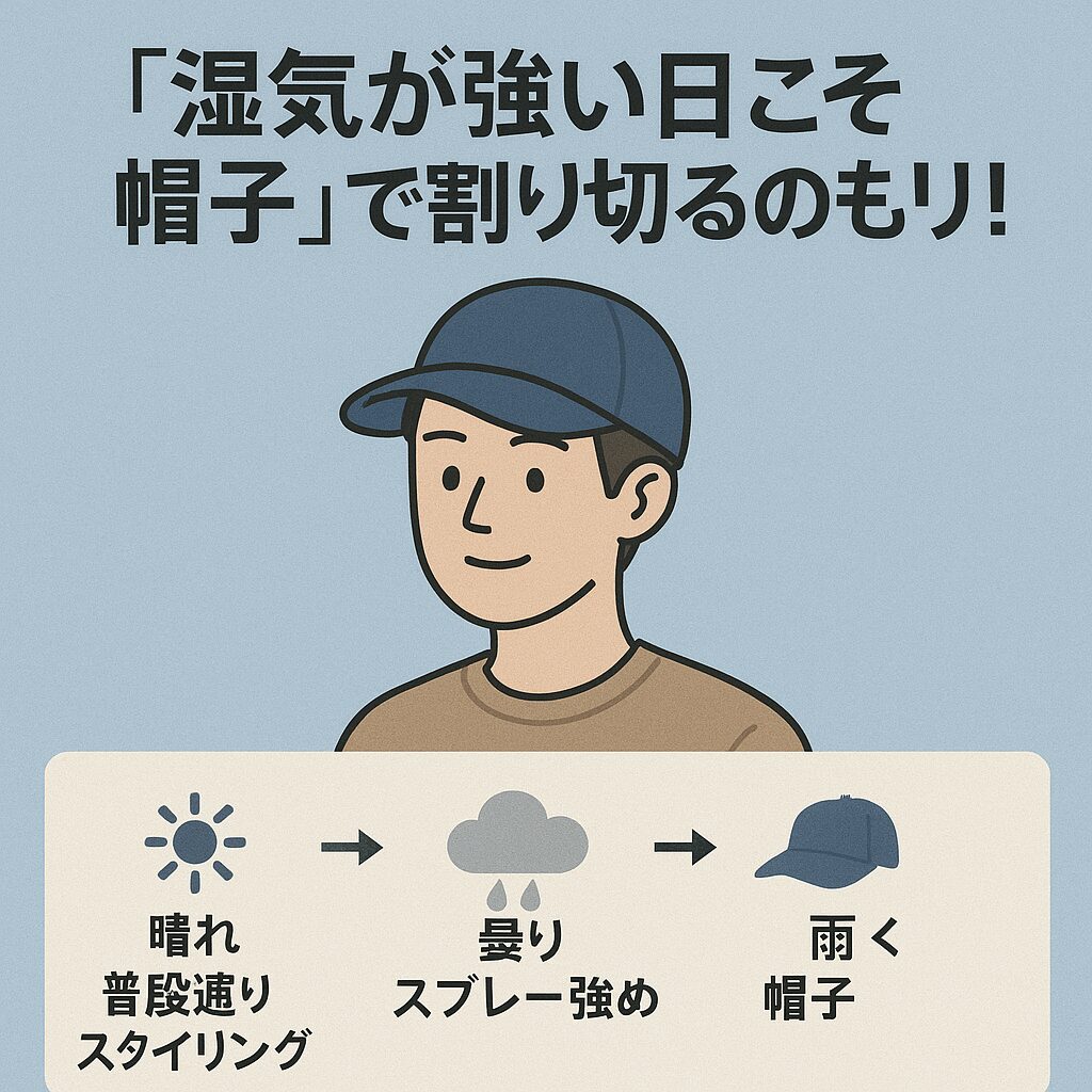 ウィッグ×帽子