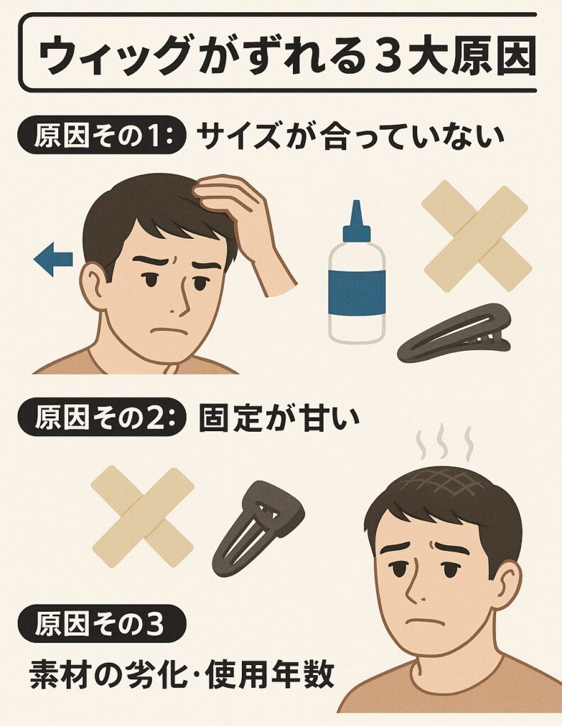 ウィッグがずれる！原因と対策、そして「ズレにくい選び方」をプロが語ります
