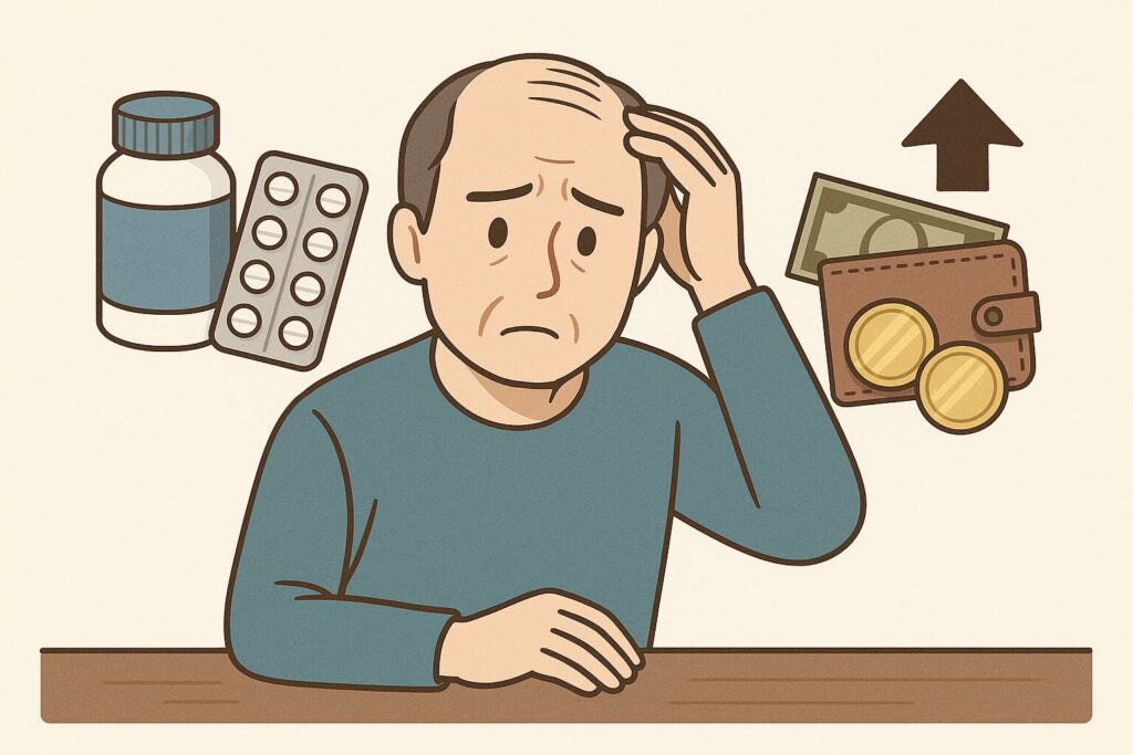 5年間で比較！AGAとウィッグだとどちらが費用対効果がいいのか？