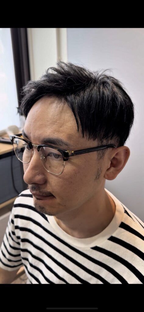 [ウィッグBEFORE & AFTER動画]ウィッグで爽やかツーブロックスタイル