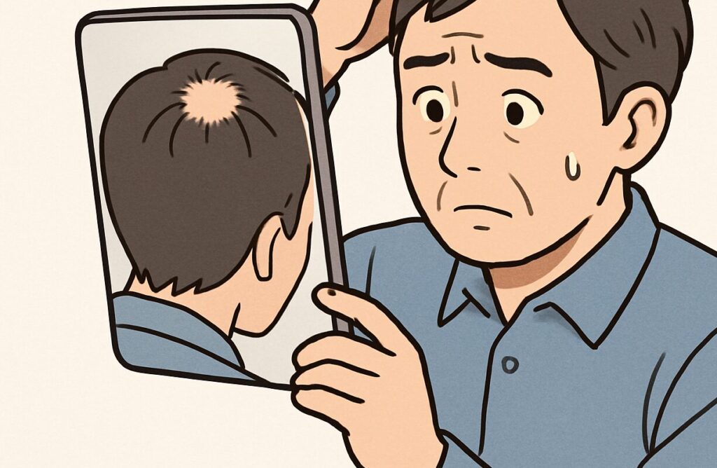 つむじが薄くなって気になる！どんな対処法がいいの？