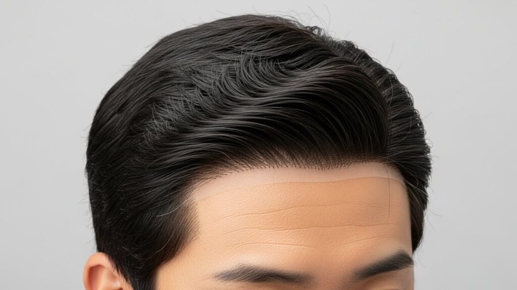 渦の巻き方で選ぶ種類！メンズウィッグのつむじに感じる違和感の正体