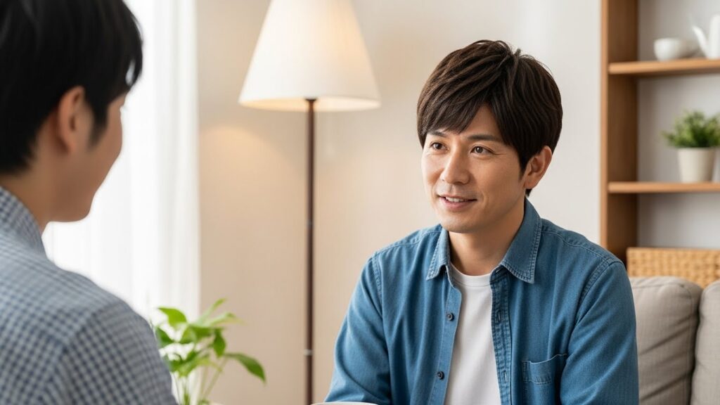 友人との会話中にバレないためのメンズウィッグ活用注意点