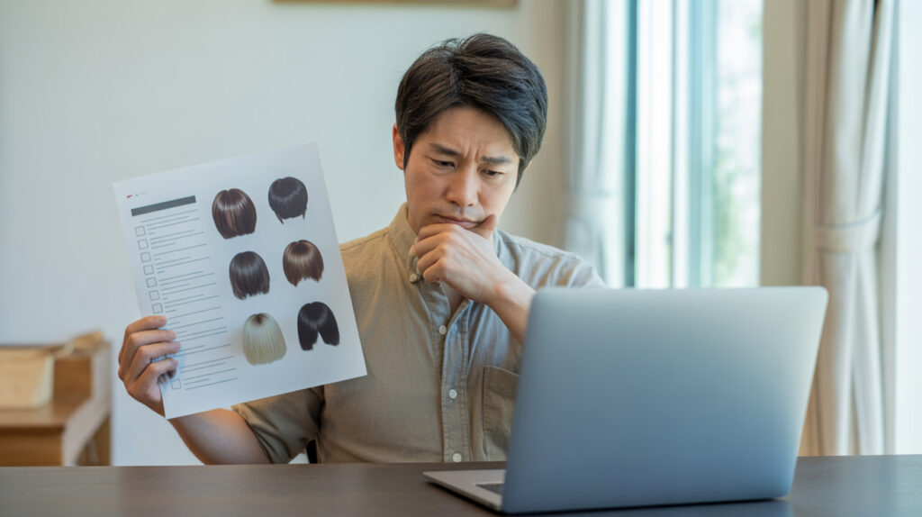 FAQで解決！メンズウィッグ購入への不安と判断のポイント