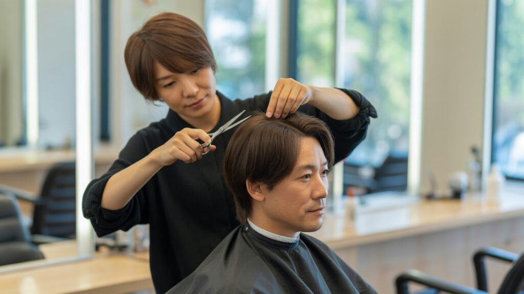 メンテナンスとカットで自然に！メンズウィッグの使い方／手順