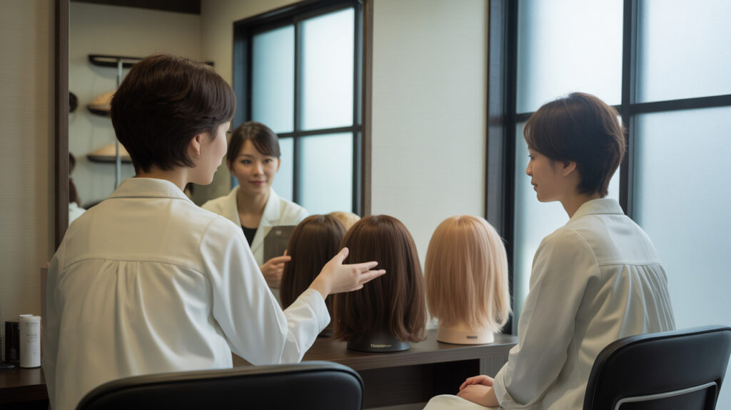 美容師に個室で相談！メンズウィッグのよくある質問